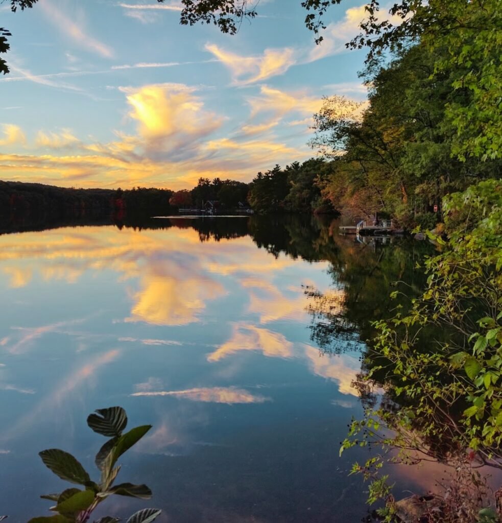 Georgiaville Pond RI Image by Andrew Hindson