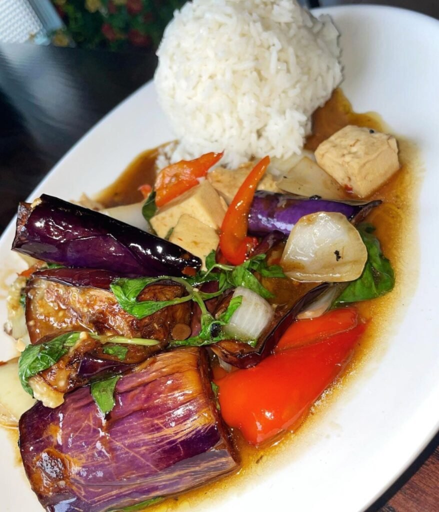 Eggplant lunch special at Bangkok@12 Thai in Sacramento, CA Image by i.eat.sacramento